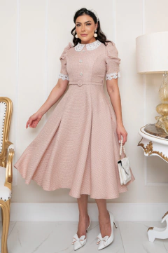 Vestido Midi Ana Sophia na internet