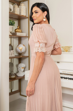 Vestido Midi Deise Nude - Closet Midy