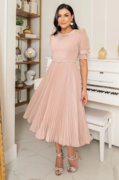 Vestido Midi Deise Nude - comprar online