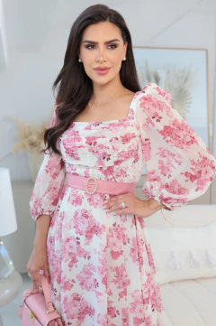 Vestido Midi Flora - Closet Midy