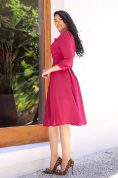 Vestido Midy Aurora - Closet Midy