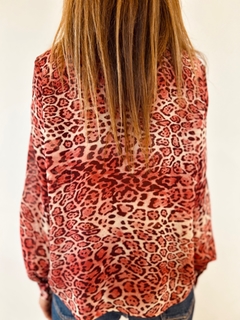 BLUSA NIZA PRINT ROSA - brenda shedden