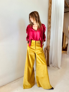 BLUSA NIZA SEDA CIRUELA - comprar online