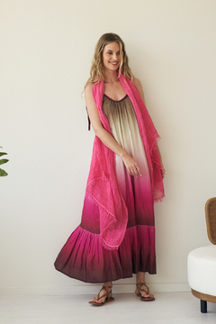 VESTIDO NEHRU BORDO - brenda shedden