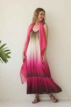 VESTIDO NEHRU BORDO - comprar online
