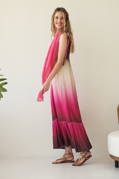 VESTIDO NEHRU BORDO - tienda online