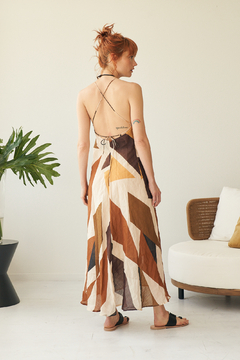 VESTIDO AGRA OCRE - brenda shedden