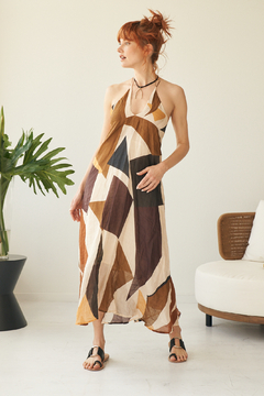 VESTIDO AGRA OCRE - comprar online