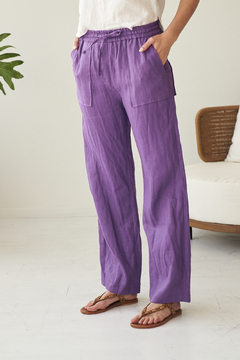 PANTALON MORO LINO VIOLETA - brenda shedden