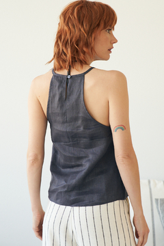 TOP MARLY LINO GRAFITO - comprar online