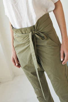 PANTALON BABUCHA ATENAS VERDE MILITAR - brenda shedden
