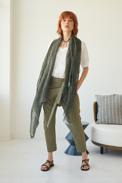 PANTALON BABUCHA ATENAS VERDE MILITAR - comprar online
