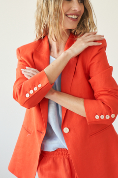BLAZER EMILY LINO CORAL en internet