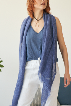 TOP MALAGA TENCEL AZUL en internet