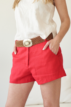 SHORT CATA LINO ROJO