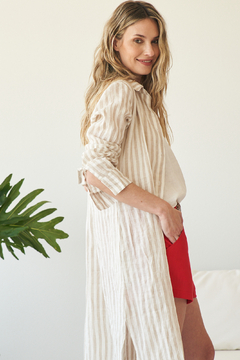 CHEMISE AMY RAYADO - comprar online