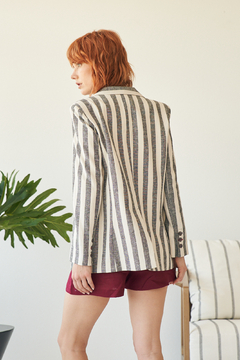 BLAZER AMELIE LINO RAYADO - comprar online