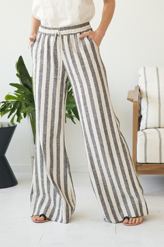 PANTALON CRETA LINO RAYADO en internet