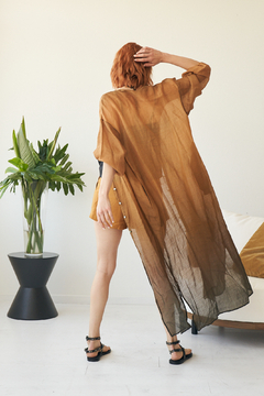 KIMONO AGRA MARRON