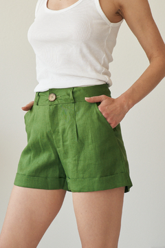 SHORT EUGE LINO VERDE