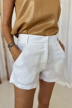 SHORT CATA LINO BLANCO - comprar online
