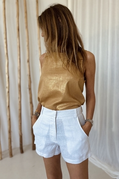 Imagen de SHORT CATA LINO BLANCO