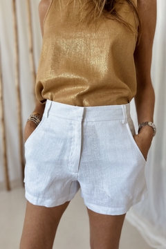 SHORT CATA LINO BLANCO - tienda online