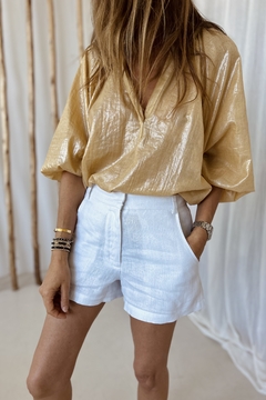 SHORT CATA LINO BLANCO - comprar online