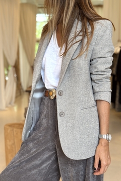 BLAZER CHARLES GRIS - comprar online