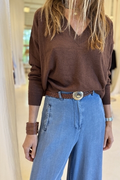 SWEATER GEORGE CHOCOLATE - comprar online