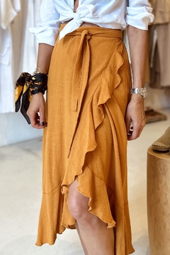 FALDA INE CAMEL - comprar online