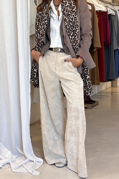 PANTALON MALIBU CORDEROY FW25 CRUDO - comprar online