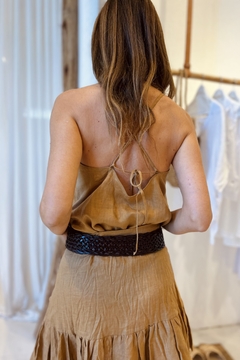 TOP AMALFI LINO CAMEL en internet