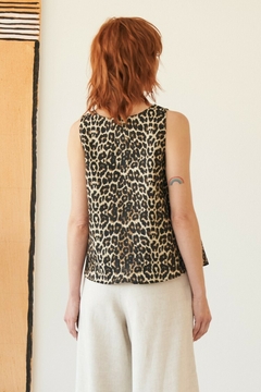 TOP MALAGA LINO ANIMAL - comprar online