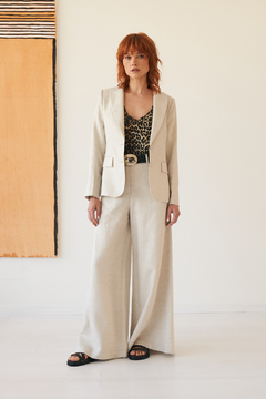 BLAZER EMILY LINO PIEDRA - comprar online