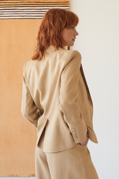 BLAZER EMILY LINO CAMEL - brenda shedden