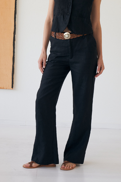PANTALON DREW LINO NEGRO - brenda shedden