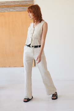 PANTALON DREW LINO PIEDRA - brenda shedden