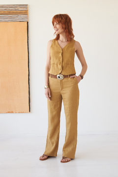 PANTALON DREW LINO MOSTAZA