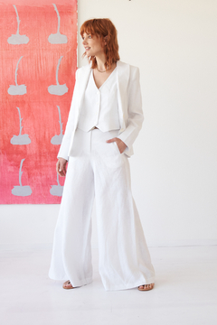 BLAZER EMILY LINO BLANCO - brenda shedden