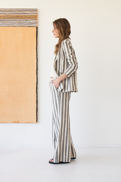 Imagen de PANTALON CRETA LINO RAYADO