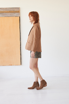 BLAZER EMILY LINO TOSTADO - brenda shedden