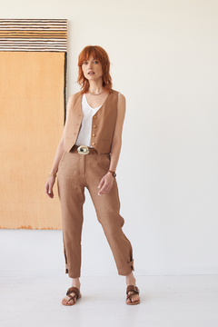 PANTALON JAMES LINO TOSTADO - tienda online