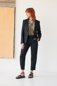 PANTALON JAMES LINO NEGRO - comprar online