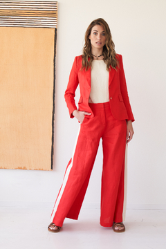 PANTALON CALIFORNIA LINO ROJO en internet