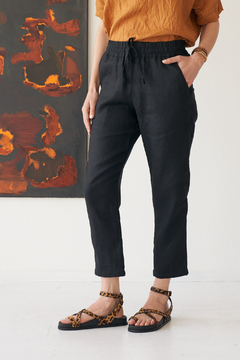 PANTALON BABUCHA FLORENCE LINO NEGRO en internet