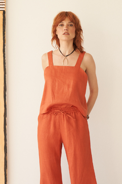 TOP CLARISSE TERRACOTA