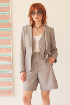 BLAZER JAMES TIZADO GRIS