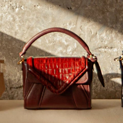 Verona mini marsala croco - ferragem dourada na internet