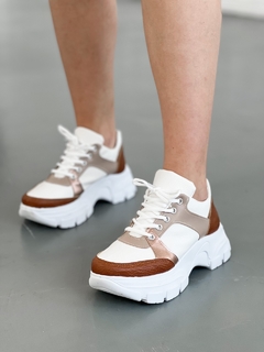 Zapatilla plataforma Art-3000 ROSA/ORO - comprar online